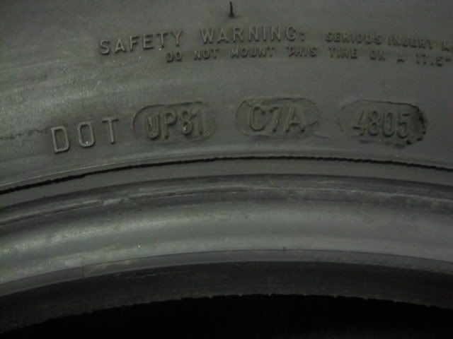 ONE COOPER DISCOVERER M+S 235/65/17 TIRE (M3654) 6 7/32  