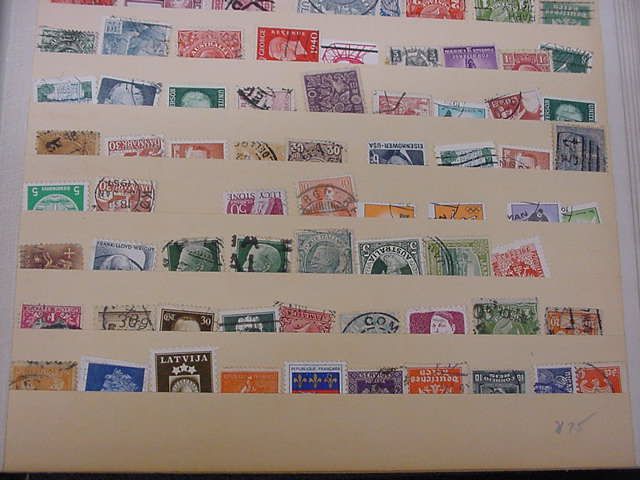 WORLDWIDE COLLECTION N STOCK BOOK NICE STAMP VARIETY EARLY MID 