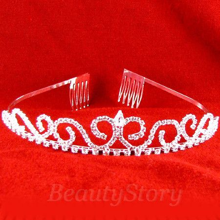 ADDL Item  rhinestone crystal crown tiara headband 