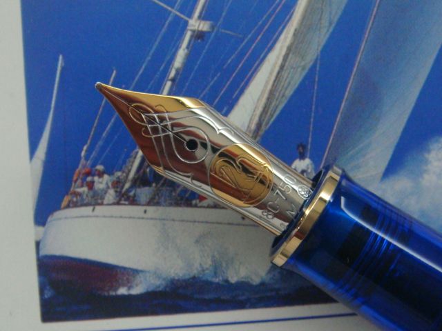 PELIKAN M800 blue ocean 1994 LE fountain pen ＃1899/5000  
