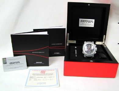 New Mens Panerai Ferrari Rattrapante Chronograph Watch  