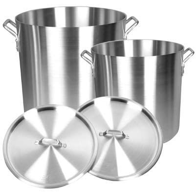 New 40 Qt Aluminum Commercial Stock pot w/ lid *NSF*  