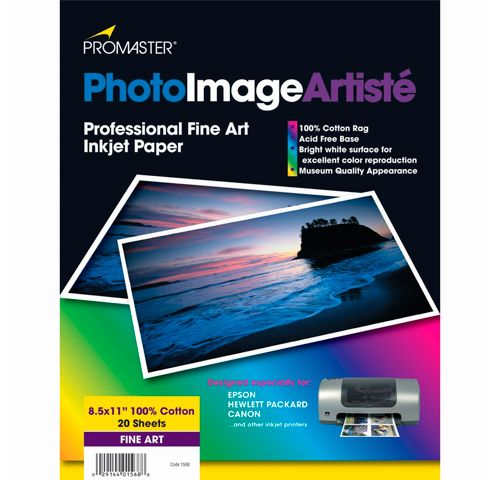 photoimage artiste fine art inkjet canvas 8 5 x 11 15 sheets specially 