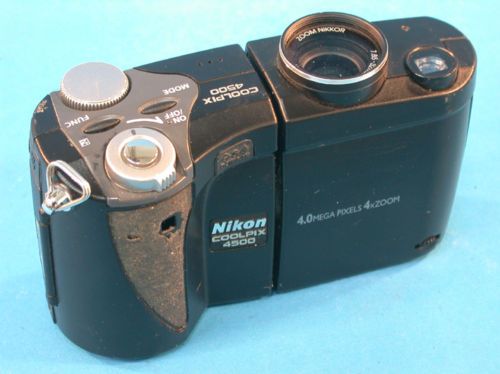 AS IS Nikon Coolpix 4500 Digital Camera Parts or Repair  