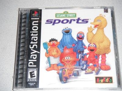 Sesame Street Sports NEW SEALED PLAYSTATION 1 2 3 PS1 PS2 PS3 