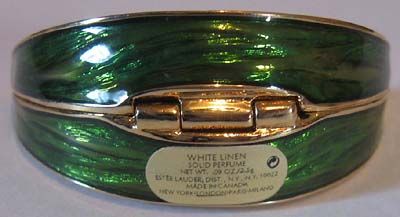 ESTEE LAUDER VINTAGE WATERMELON SOLID PERFUME CASE  