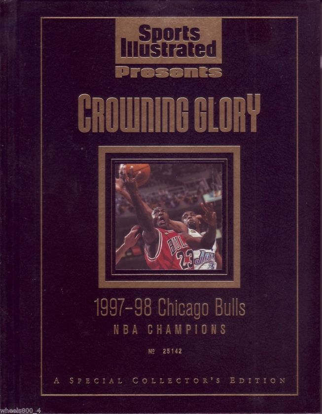 Sports Illustrated 1997 1998 NBA Champions Chicago Bulls Jordan Hard 