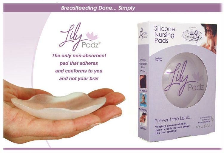 LilyPadz Lily Padz Breastfeding Nursing Pads 2 Pair NEW  