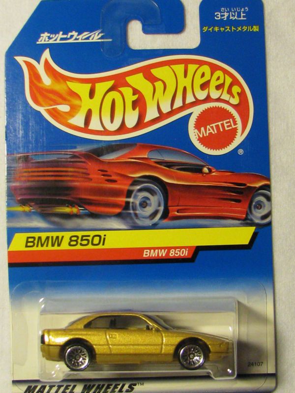 HOT WHEELS 1999 #1093 BMW 850i JAPAN Card  