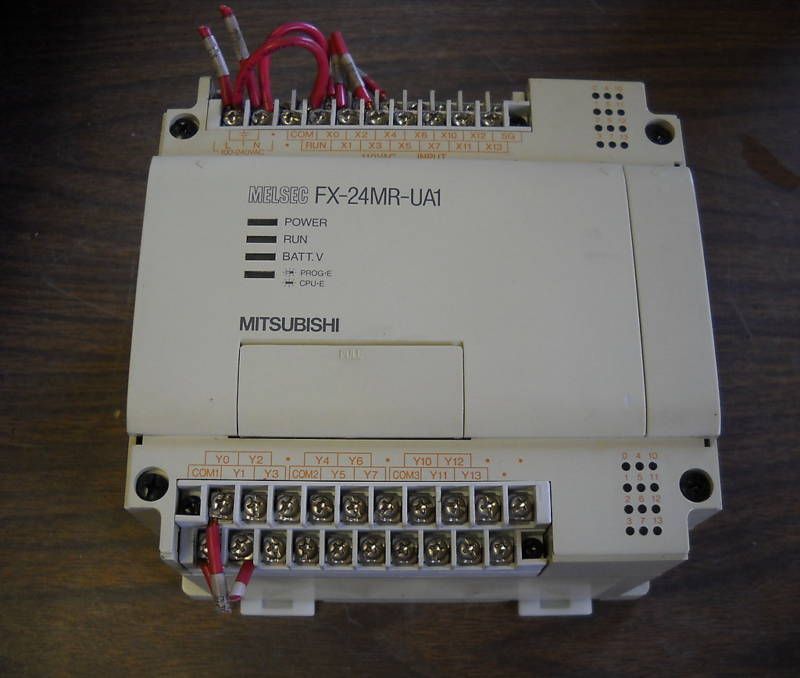 MITSUBISHI PROGRAMMABLE CONTROLLER PLC FX 24MR UA1/UL  