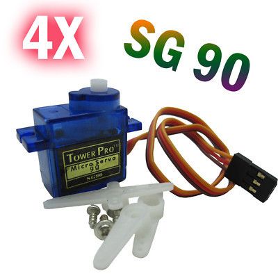 4X GENUINE SG90 Micro 9g RC Servo Futaba Hitec HS 55  