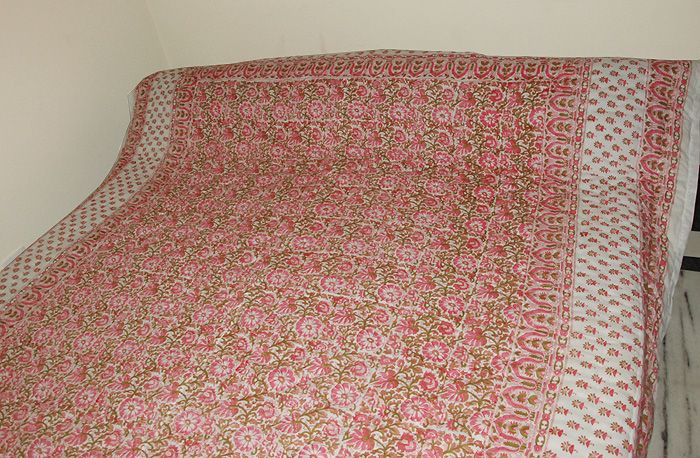 Beautiful Home Decorative Premium Double Size Jaipuri Quilt with Hand 