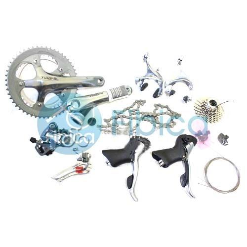 2012 Shimano Tiagra Road 4600 20/10 speed group set Groupset in silver 