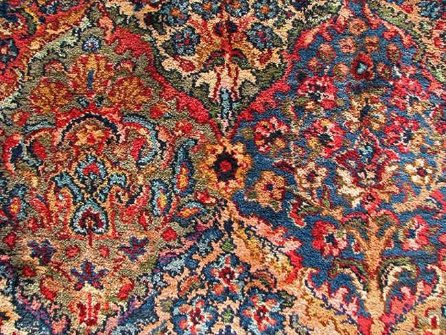   Older KARASTAN Panel Kerman #717 Oriental Wool Rug 6x9 rr1118  