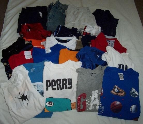 BIG BOYS CLOTHING LOT MOSTLY SIZE 8 10~SHORTS ~SHIRTS~TEES~23 ITEMS 