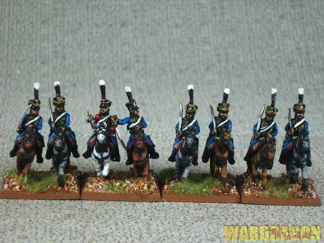 15mm Napoleonic WDS Pro painted French Hussar r87  