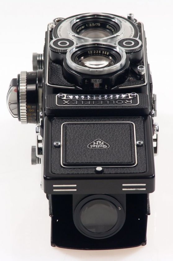 ROLLEIFLEX TLR WHITE FACE 3.5 F RARE MINT XENOTAR CASED  