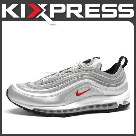 Nike Air Max 97 X Metallic Silver/Varsity Red  