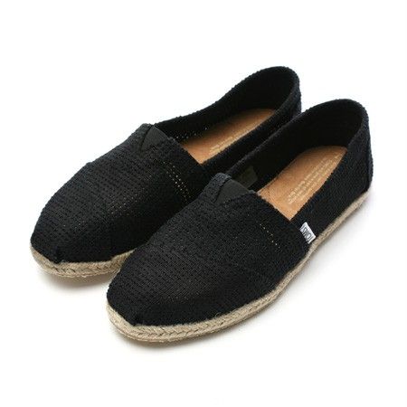 TOMS Classic Black Freetown Womens Girls Brand New in Box  