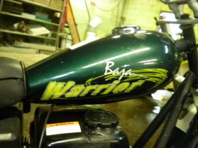 BAJA WARRIOR CHOPPER STYLE MOTORBIKE 196CC HOMELITE  