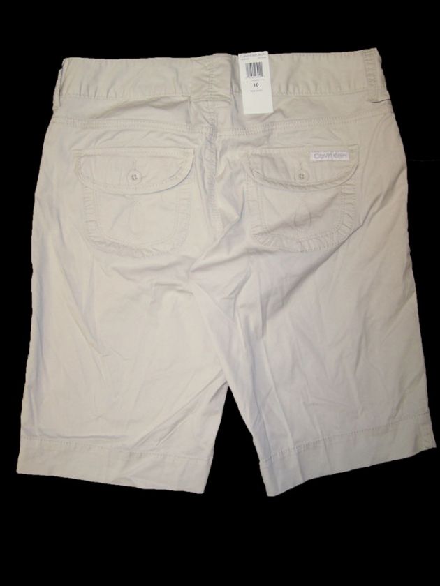 Calvin Klein Womens Shorts WB98C83C Stone NWT*  