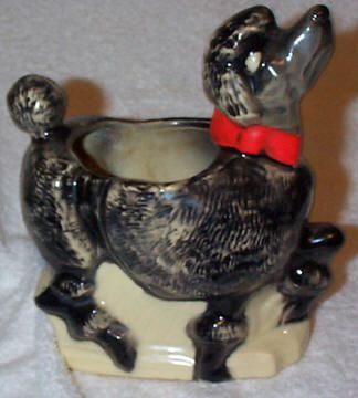 Poodle Planter McCoy 1956 Wonderful  