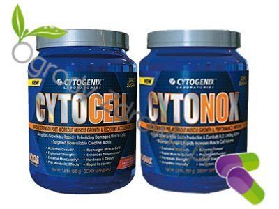   880g & CYTOCELL 680g CYTOGENIX Before Workout & Post Workout Growth