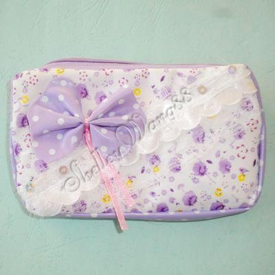 Cute Coin Change Purse Bag Wallet with Bow Lace Flowers  