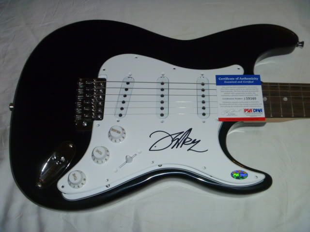 JEFF BECK SIGNED GUITAR YARDBIRDS AUTOGRAPHED PSA DNA  