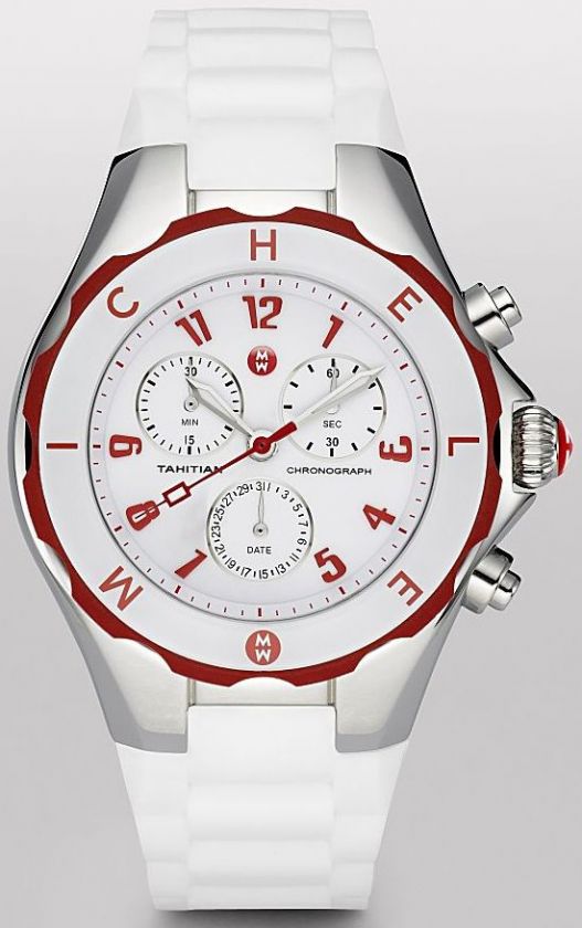 MICHELE TAHITIAN JELLY BEAN LRG WHITE,RED MWW12F000022  