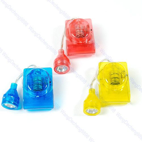   contact us led colorful clip adjustable book reading light bright