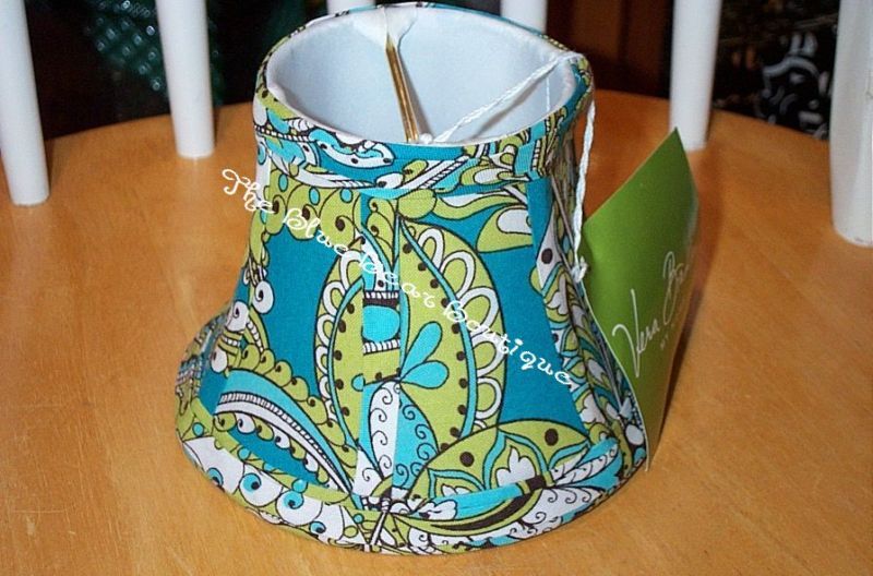 Retired Vera Bradley Peacock Mini Lamp Shade  