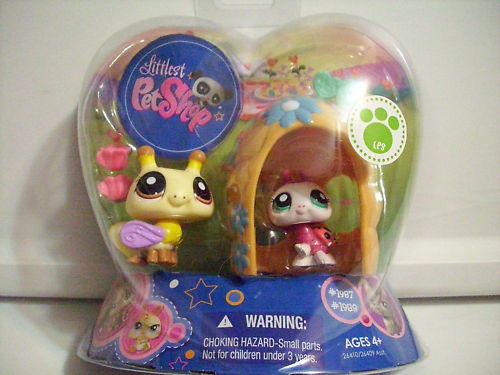 Littlest Pet Shop Valentines Bee #1987 Ladybug #1988  