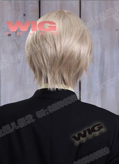 ONE PIECE Sanji Short Blonde Cosplay Fashion Wig  