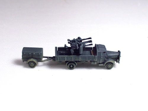 144 CGD German Mercedes Benz L4500A mit 2cm Flakvierling 38 