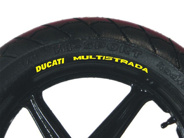 DUCATI MULTISTRADA 1100S Wheel Rim Stickers Decals Set  