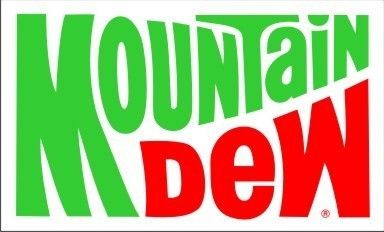 Vintage Mountain Dew sticker decal 4x2.4  