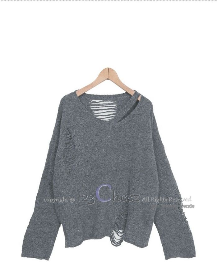 CELEBRITY T43 ANGORA WOOL RIBBED BOHO SWEATER top 123CZ  