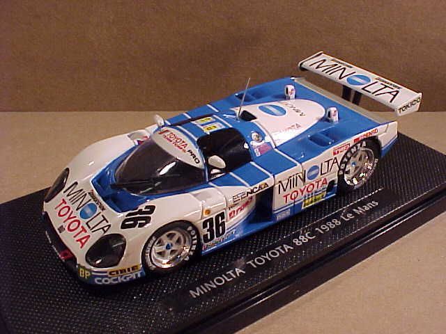 Ebbro 1/43 Toyota 88C, 88 LeMans, Team Toms   Minolta  