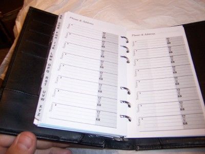 Mundi Professional Undated or 2012 Black Lizard Agenda,Planner  