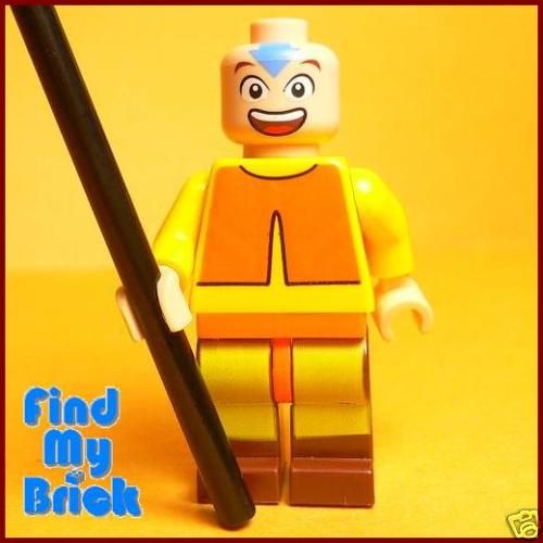 M521 Lego Avatar   Aang Minifigure   3828 3829   NEW  