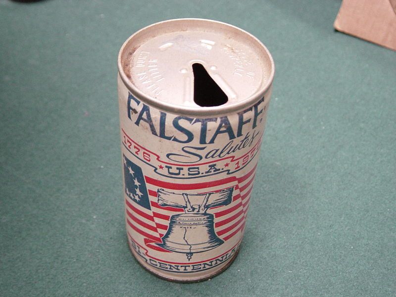 Falstaff Bicentennial Vintage Beer Can Empty  