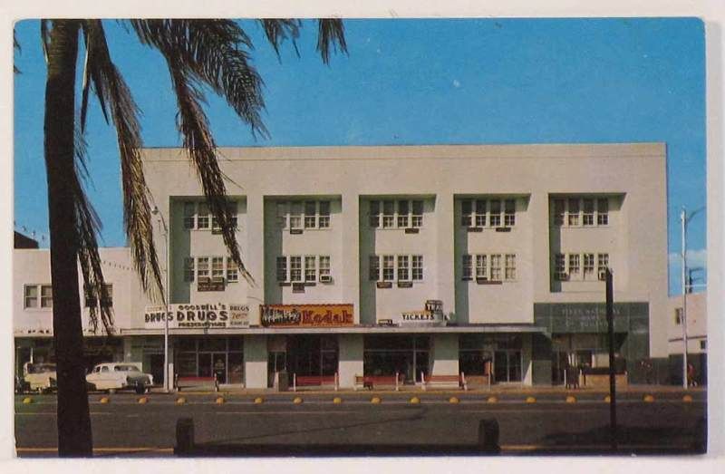 Hollywood FL c1950s Walter Gray Photo Shop Chrome PC  