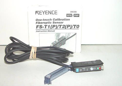 Keyence (FS T1P) SENSOR HIGH ACCURACY FIBER OPTIC PNP  