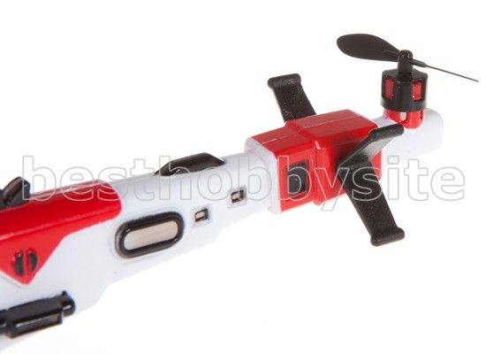   S807 R) Snow Fox 4CH Helicopter with Gyropes System Infrared RTR (Red