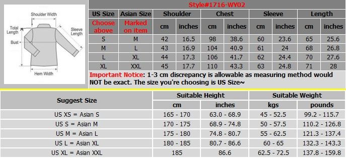 Take a soft ruler, measure Your shoulder,chest, the upper part 