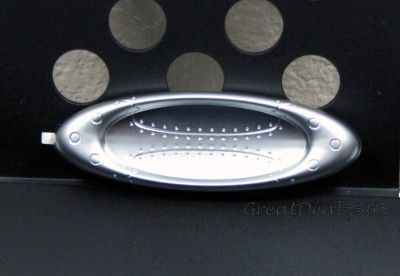 RARE OAKLEY THUMB PRINT METAL ICON silver grey display medusa romeo 1 