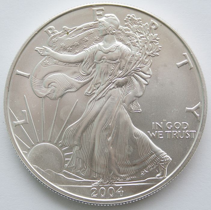    SILVER AMERICAN EAGLE .999 FINE 1 OZ. PURE LIVE AND READY TO SHIP