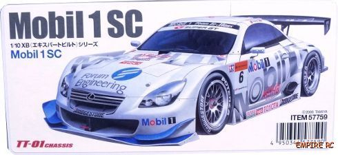 Tamiya 57759 RC RTR Mobil 1 SC Lexus SC430 110 XB TT01  