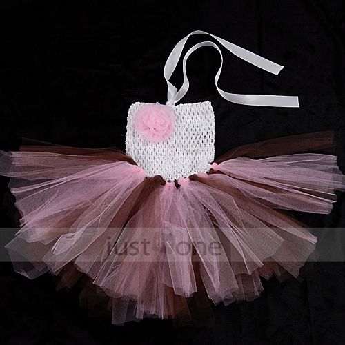   Girl Sweet Cute Party Chiffon Tutu Dress Newborn 24 Months  